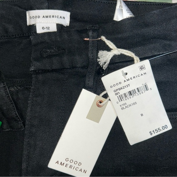 Good American Always Fits Good Petite Skinny Jeans Black Size 6-12 - Picture 10 of 11